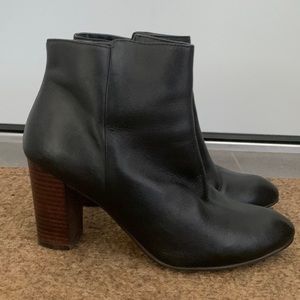 Black ankle boots